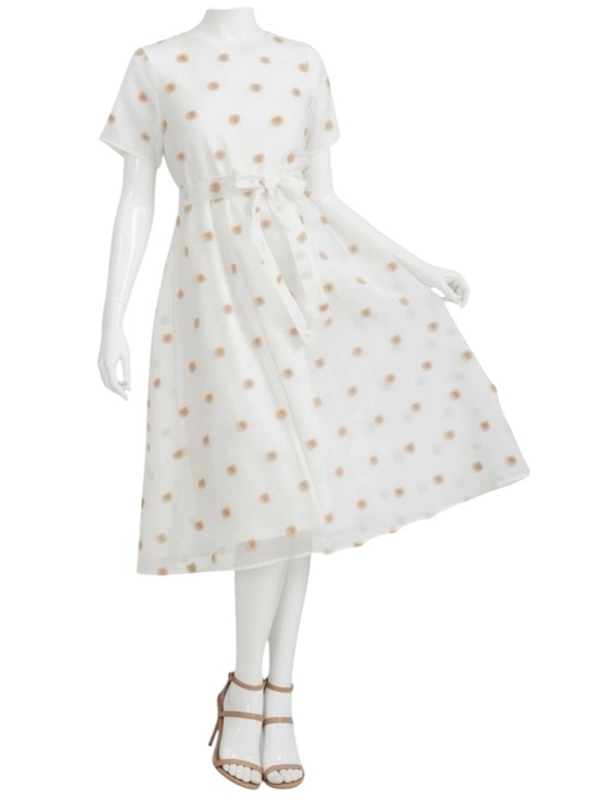 Polagram Dresses & Skirts - Polagram Swiss dot midi dress size medium